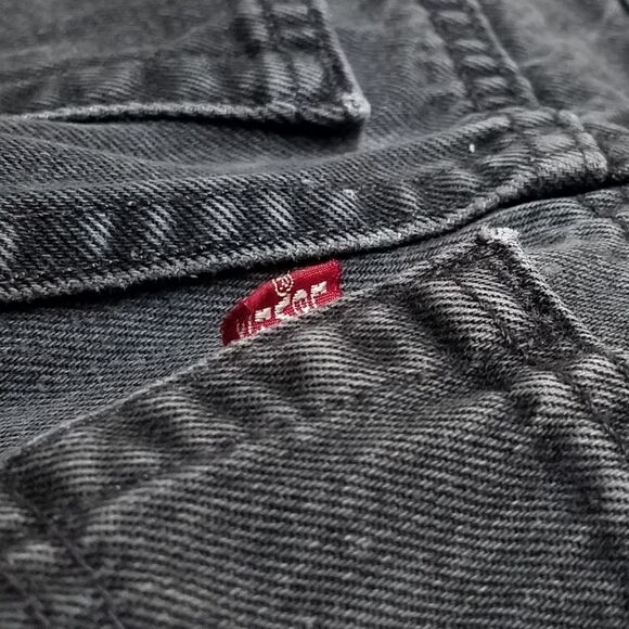 VINTAGE Levi's 505 Relaxed Fit Straight Leg Stone Wash Denim Jeans - Picture 9 of 12